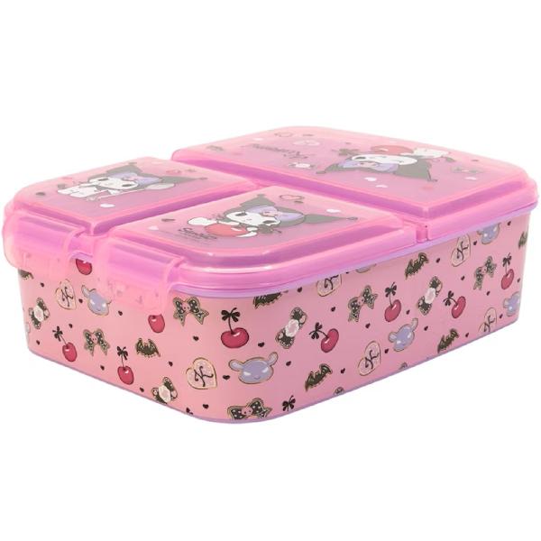 Cutie alimentara sandwich cu 4 compartimente. Kuromi 