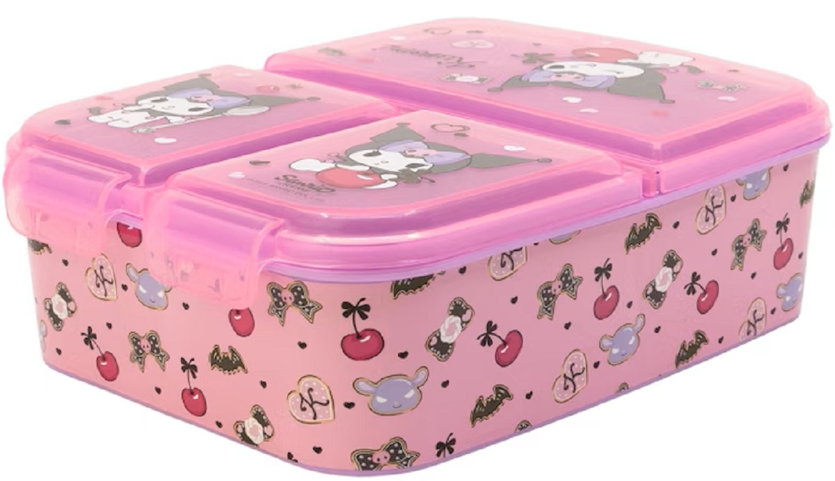 Imaginea produsului 'Cutie alimentară sandwich cu 4 compartimente. Kuromi'