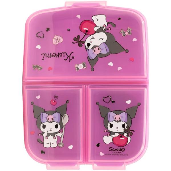 Cutie alimentara sandwich cu 4 compartimente. Kuromi 