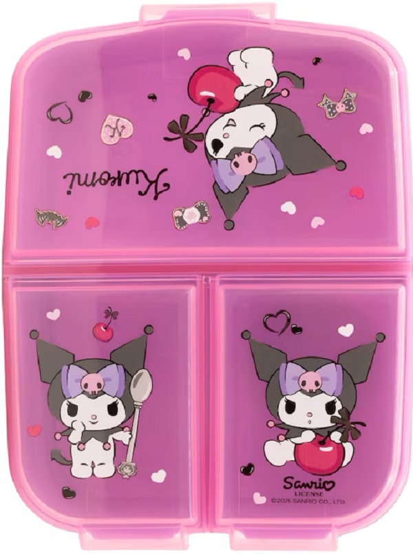 Imaginea produsului 'Cutie alimentară sandwich cu 4 compartimente. Kuromi'