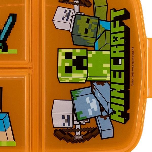 Cutie alimentara sandwich cu 4 compartimente. Minecraft