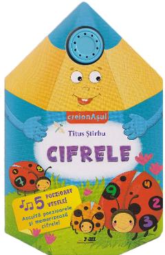 Coperta cărții 'Carte sonoră. Creionașul: Cifrele - Titus Știrbu'