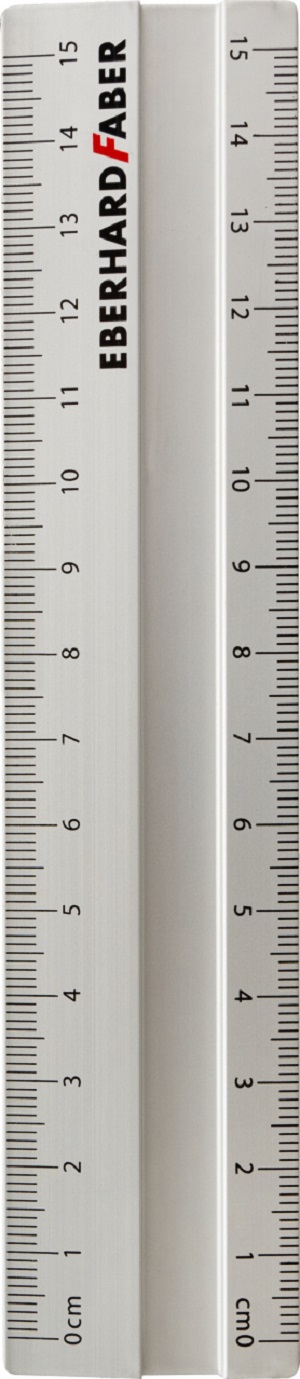 Imaginea produsului 'Riglă aluminiu 15 cm'