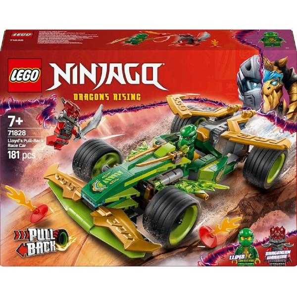 Lego Ninjago. Masina de curse pull-back a lui Lloyd