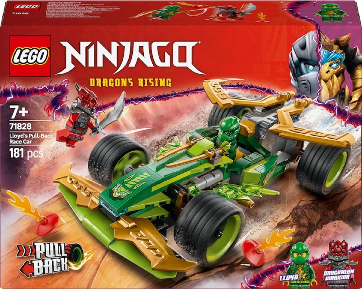 Imaginea produsului 'Lego Ninjago. Mașina de curse pull-back a lui Lloyd'
