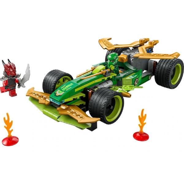 Lego Ninjago. Masina de curse pull-back a lui Lloyd