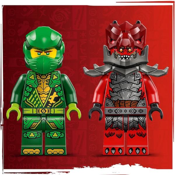 Lego Ninjago. Masina de curse pull-back a lui Lloyd