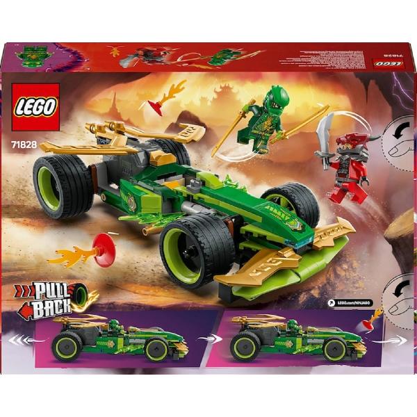 Lego Ninjago. Masina de curse pull-back a lui Lloyd