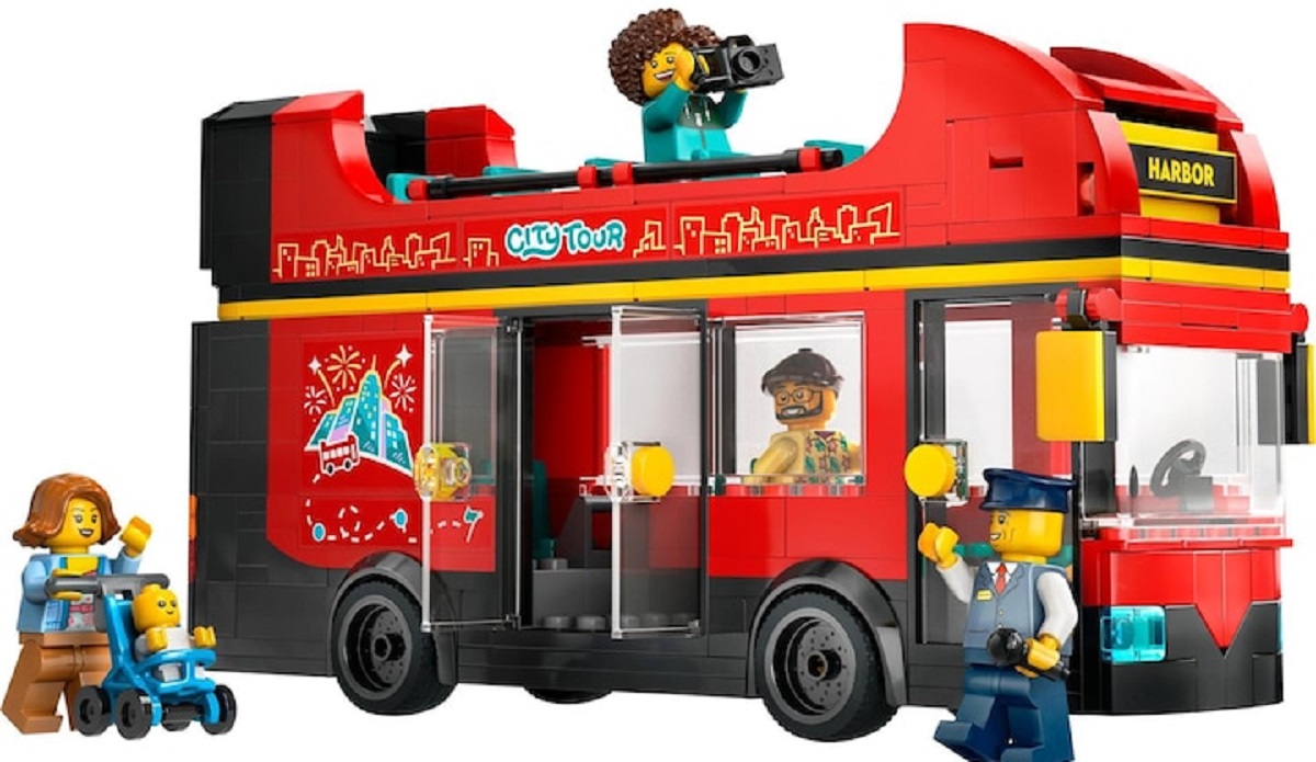 Imaginea produsului 'Lego City. Autobuz turistic roșu cu etaj'