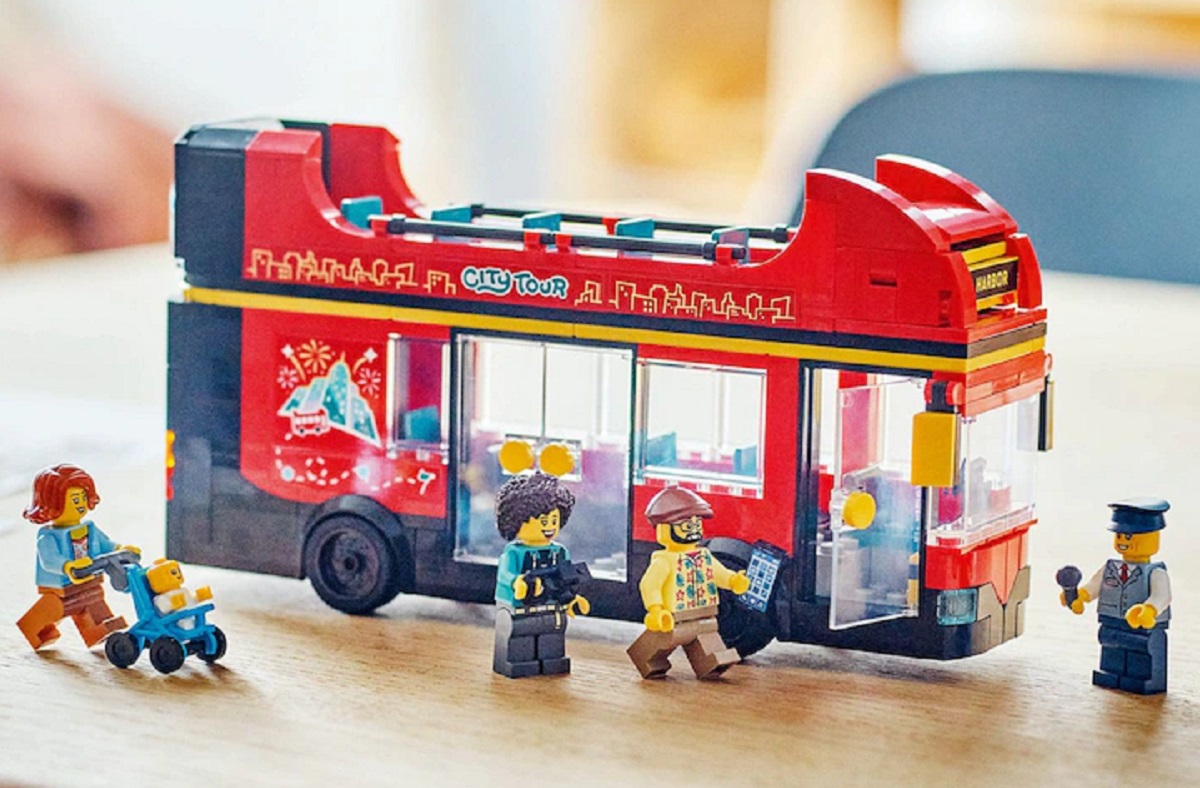 Imaginea produsului 'Lego City. Autobuz turistic roșu cu etaj'