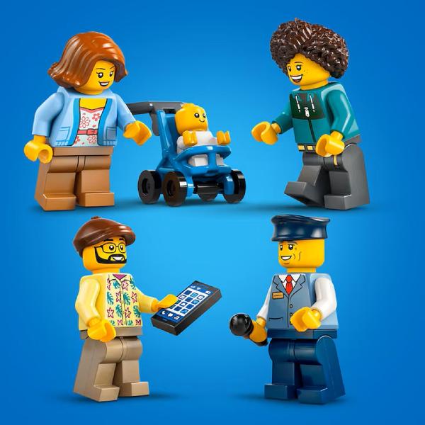 Lego City. Autobuz turistic rosu cu etaj