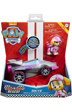 Imaginea produsului 'Mașina de curse cu sunete și motor pull-back. Paw Patrol. Skye'