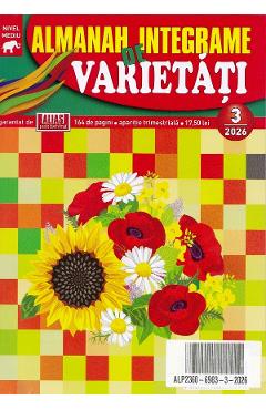 Coperta cărții 'Almanah integrame de varietăți Nr.3 din 2026'