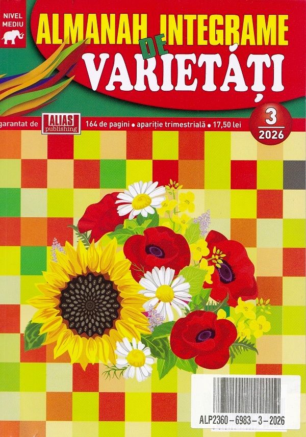 Coperta cărții 'Almanah integrame de varietăți Nr.3 din 2026'