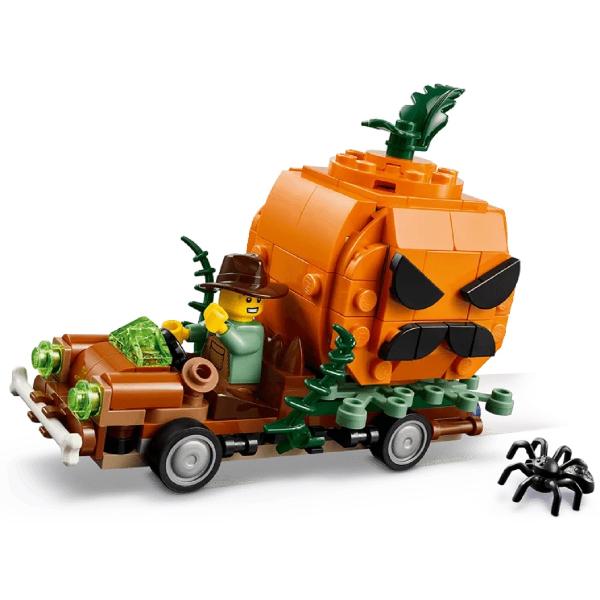 Lego. Camioneta cu dovleac sculptat