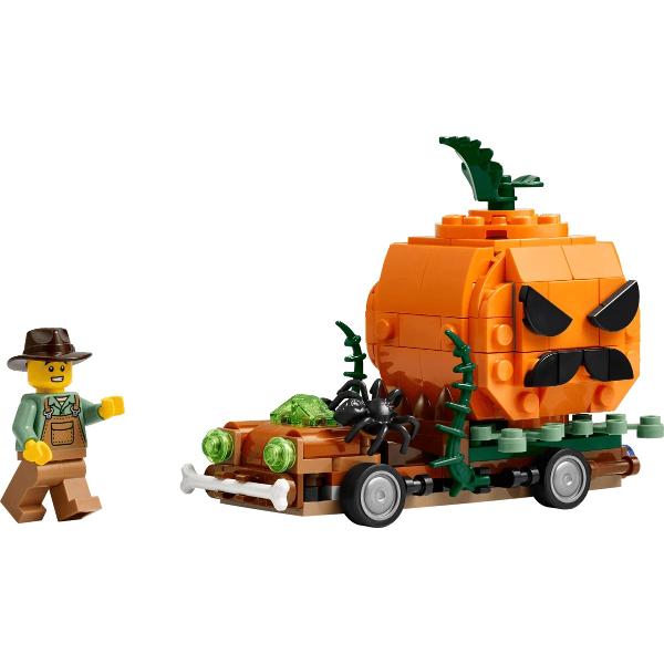 Lego. Camioneta cu dovleac sculptat