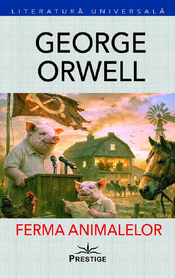Coperta cărții 'Ferma animalelor - George Orwell'