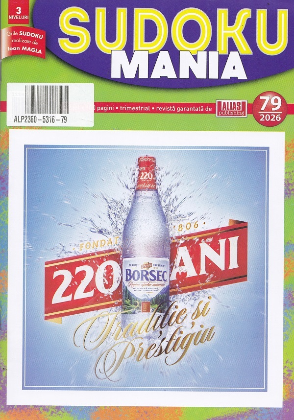 Coperta cărții 'Sudoku Mania Nr.79 2026'