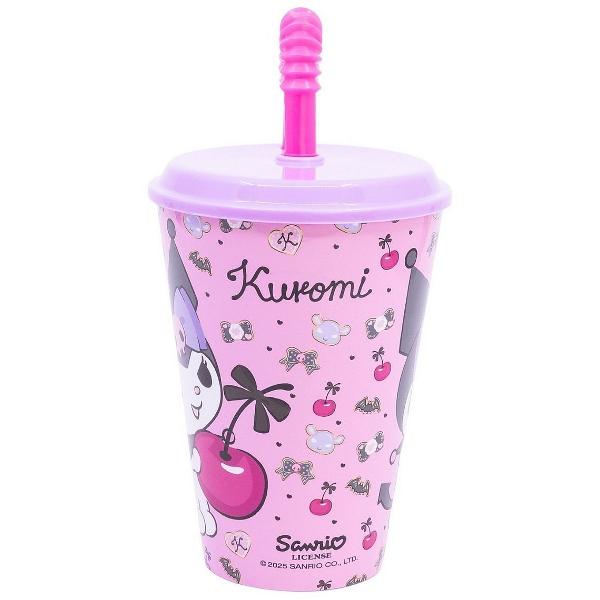 Pahar cu pai flexibil. Kuromi