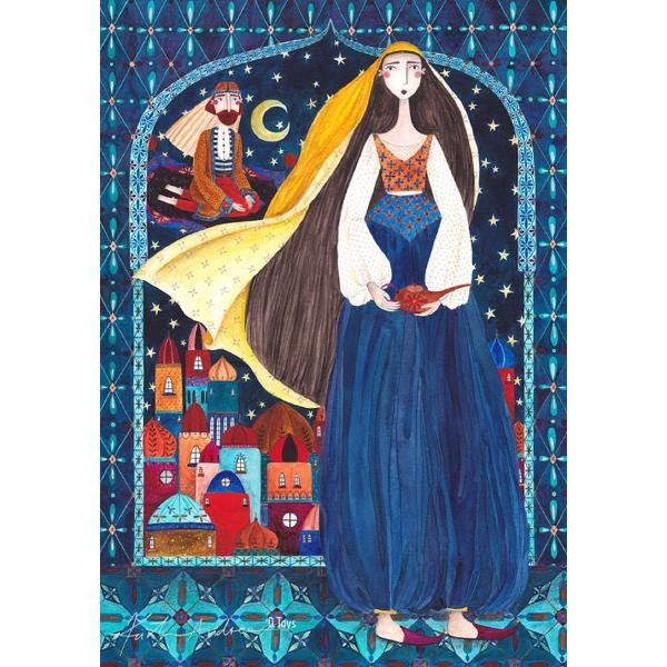 Puzzle 1000: Kurti Andrea. Arabian nights