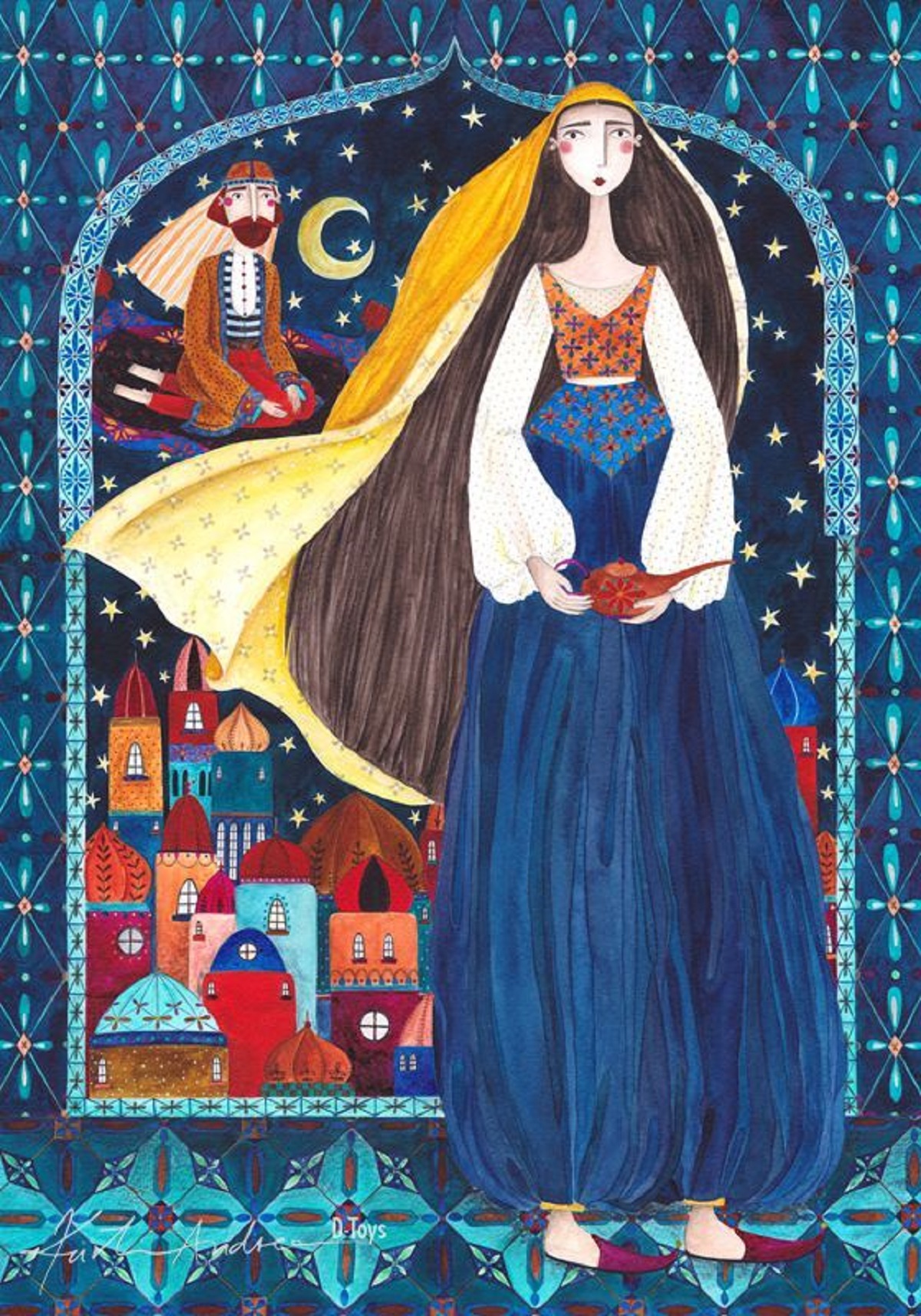 Imaginea produsului 'Puzzle 1000: Kürti Andrea. Arabian nights'