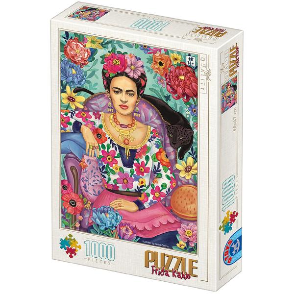 Puzzle 1000: Groos Zselyke. Frida Kahlo