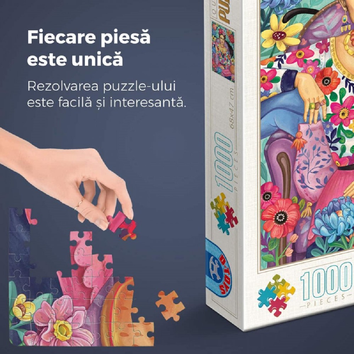 Imaginea produsului 'Puzzle 1000: Groos Zselyke. Frida Kahlo'