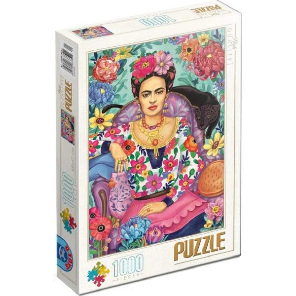 Puzzle 1000: Groos Zselyke. Frida Kahlo