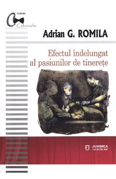 Coperta cărții 'Efectul îndelungat al pasiunilor de tinerețe - Adrian G. Romila'