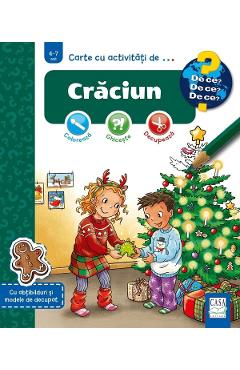 Coperta cărții 'Carte cu activități de Crăciun - Elke Broska'