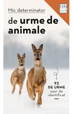Coperta cărții 'Mic determinator de urme de animale - Frank Hecker'