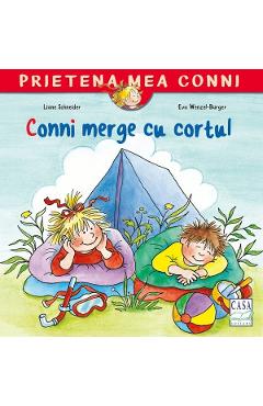 Coperta cărții 'Conni merge cu cortul - Liane Schneider'