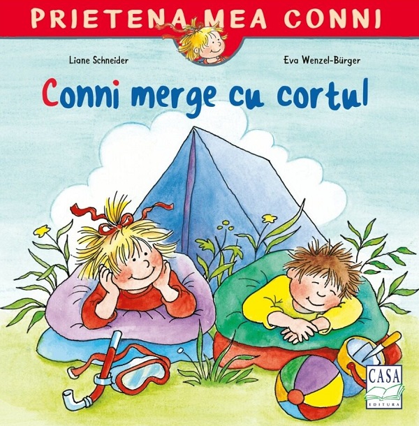 Coperta cărții 'Conni merge cu cortul - Liane Schneider'