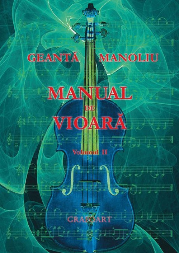 Coperta cărții 'Manual de vioară Vol.2 - Geantă Manoliu'