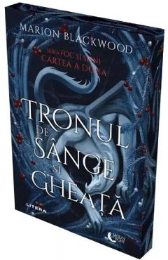 Coperta cărții 'Tronul de sânge și gheață. Seria Foc și spini Cartea 2 - Marion Blackwood'