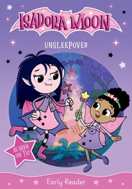 Coperta cărții 'Isadora Moon: Unsleepover, an exciting early reader based on the top rated animated TV series, from the world of'