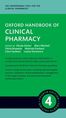 Coperta cărții 'Oxford Handbook of Clinical Pharmacy - Nicola Stoner'