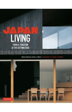 Coperta cărții 'Japan Living: Form & Function at the Cutting Edge - Marcia Iwatate'