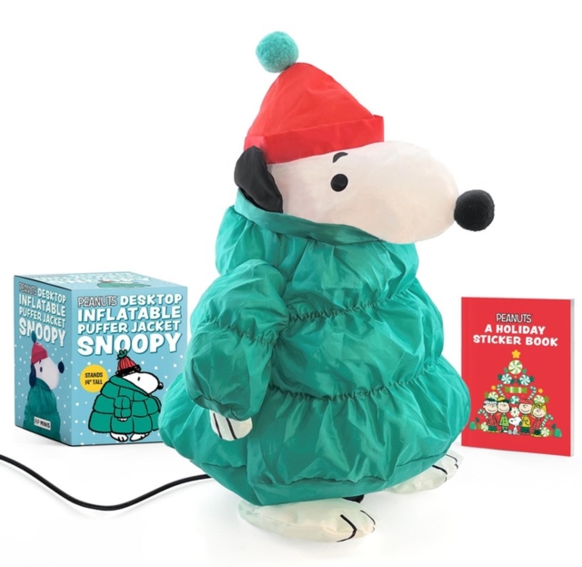Coperta cărții 'Peanuts: Desktop Inflatable Puffer Jacket Snoopy (Revised Edition): Stands 14 Tall - Charles M. Schulz'