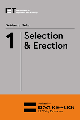 Coperta cărții 'Guidance Note 1: Selection & Erection -'
