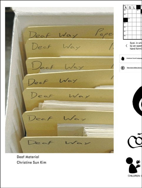 Coperta cărții 'Christine Sun Kim: Deaf Material - Christine Sun Kim'