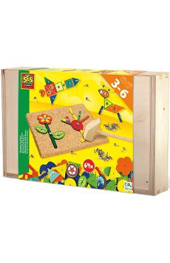 Imaginea produsului 'Set construcție: Hammer Tic în cutie din lemn'
