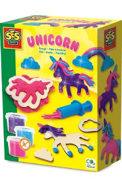 Imaginea produsului 'Creeaza unicorni neon cu sclipici din plastilina'