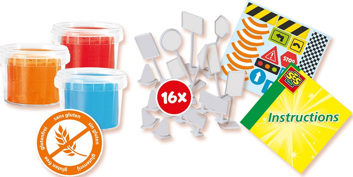 Imaginea produsului 'Set creativ trafic din plastilină'