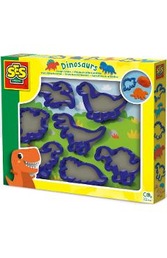 Imaginea produsului 'Forme de tăiat plastilină. Dino'