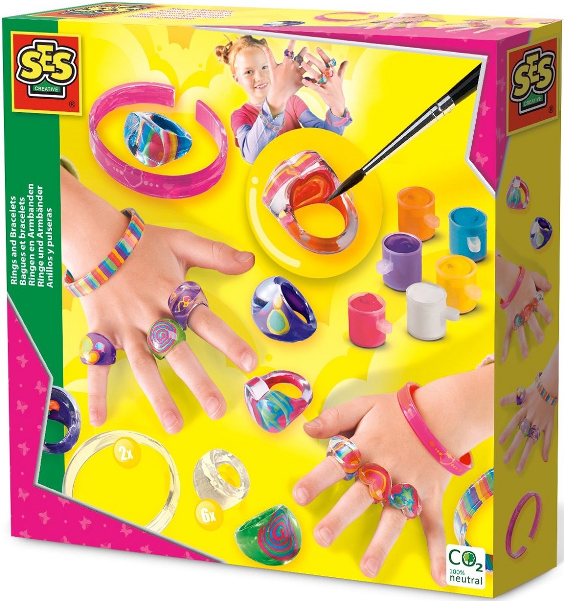 Imaginea produsului 'Set creativ: Inele și brățări de decorat'