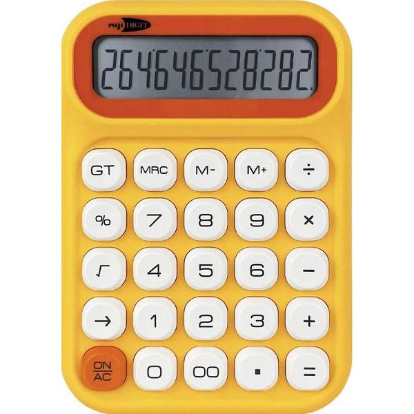 Calculator de birou 12 Digits. Galben