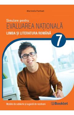 Coperta cărții 'Limba și literatura română - Clasa 7 - Simulare pentru Evaluarea Națională - Marinela Pantazi'