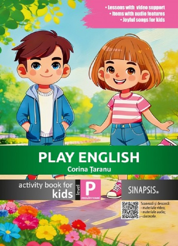 Coperta cărții 'Play English - Clasa pregătitoare - Activity Book for Kids - Corina Țaranu'