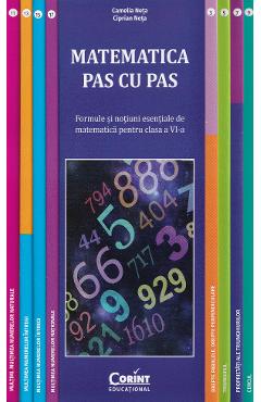 Matematica pas cu pas - Clasa 6 - Formule si notiuni esentiale - Camelia Neta, Ciprian Neta